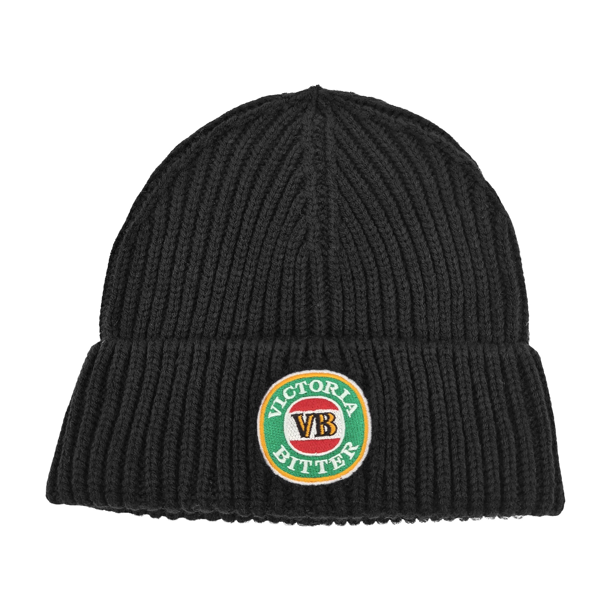 VB BLACK KNIT BEANIE