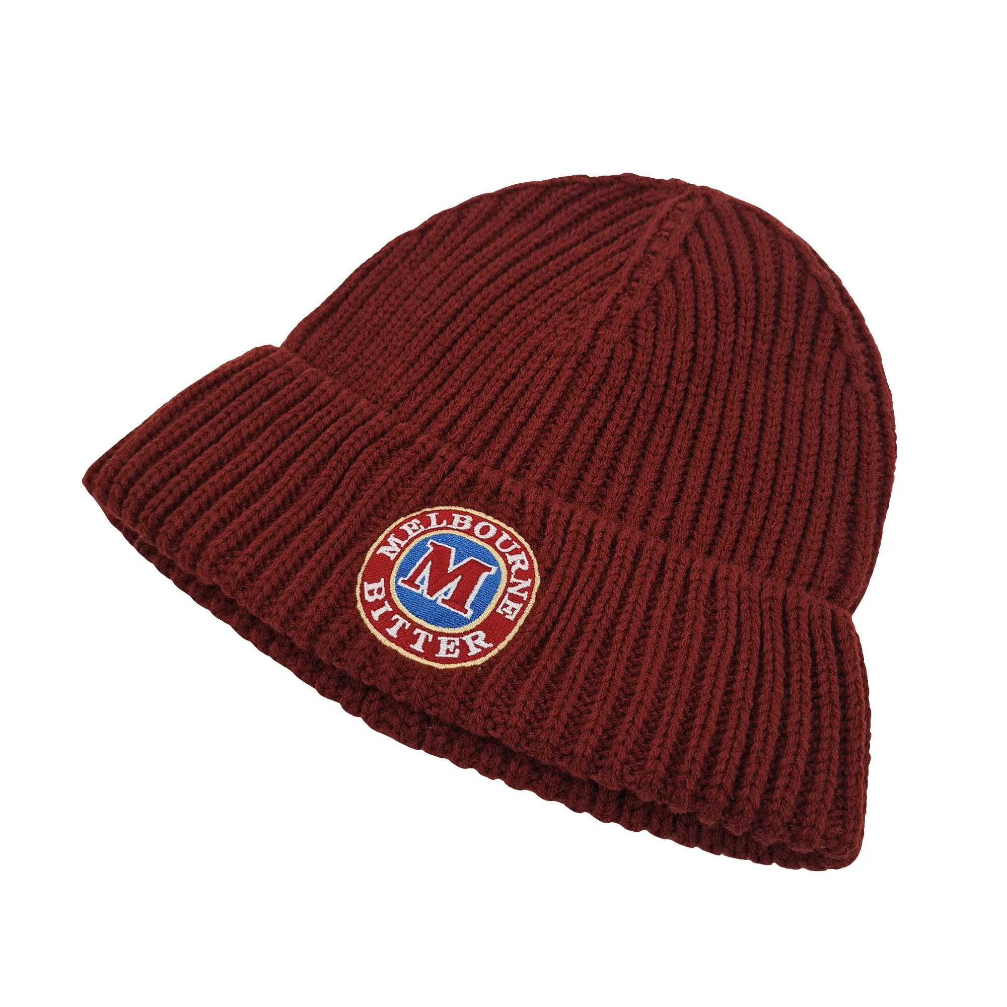 MAROON MELBOURNE BITTER KNIT BEANIE