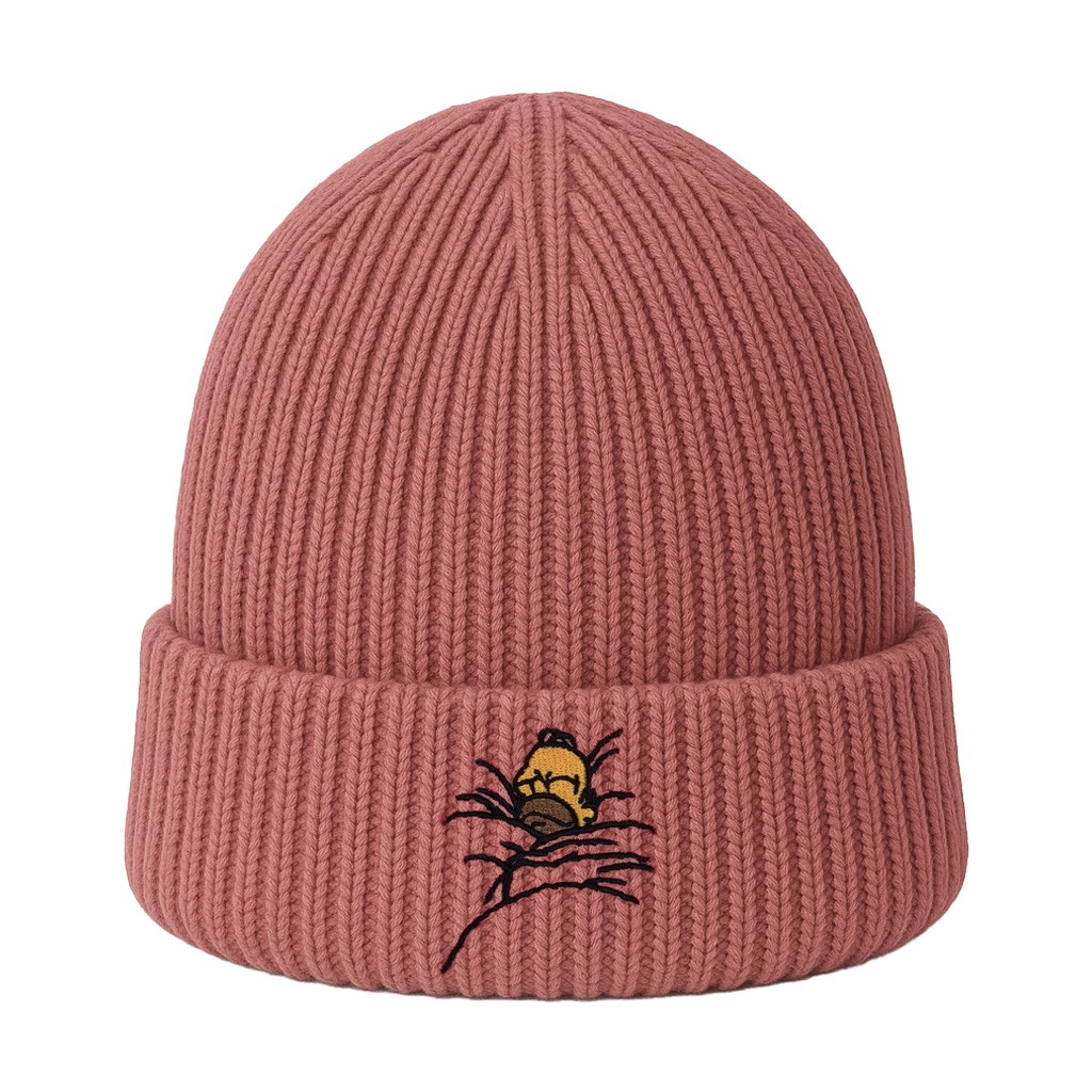 TOASTY CINNAMON PINK KNIT BEANIE
