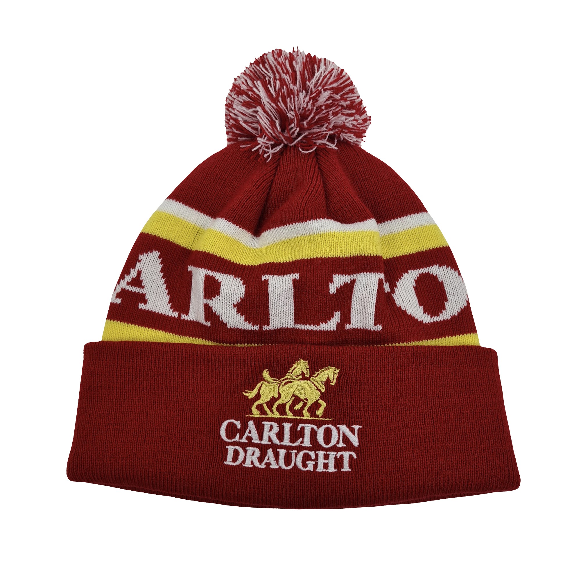 CARLTON DRAUGHT POM BEANIE