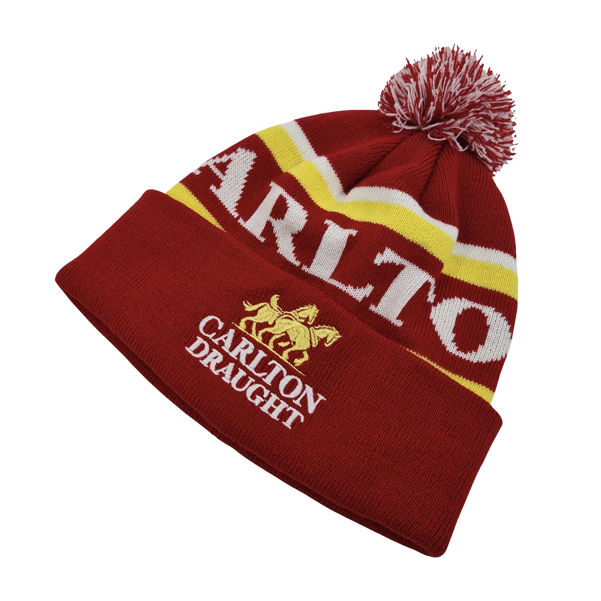 CARLTON DRAUGHT POM BEANIE