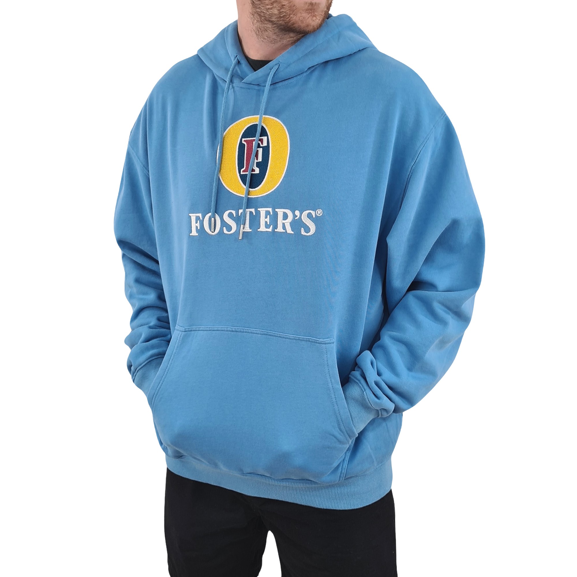 VINTAGE BLUE FOSTER'S HOODIE