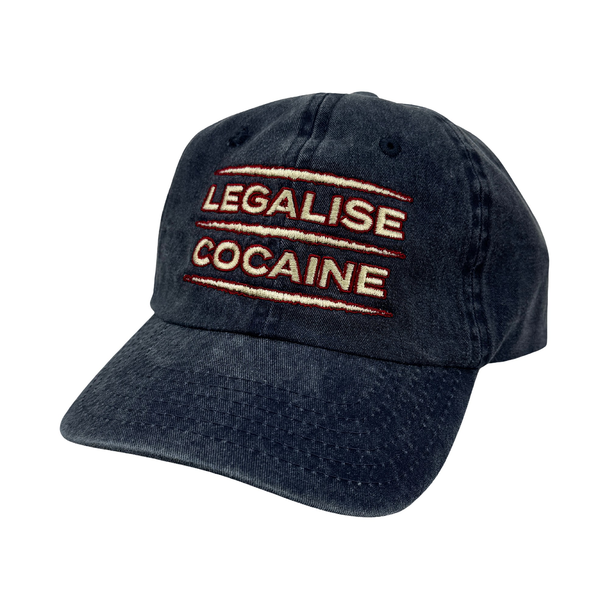 LEGALISE COKE NAVY WASHED DAD HAT