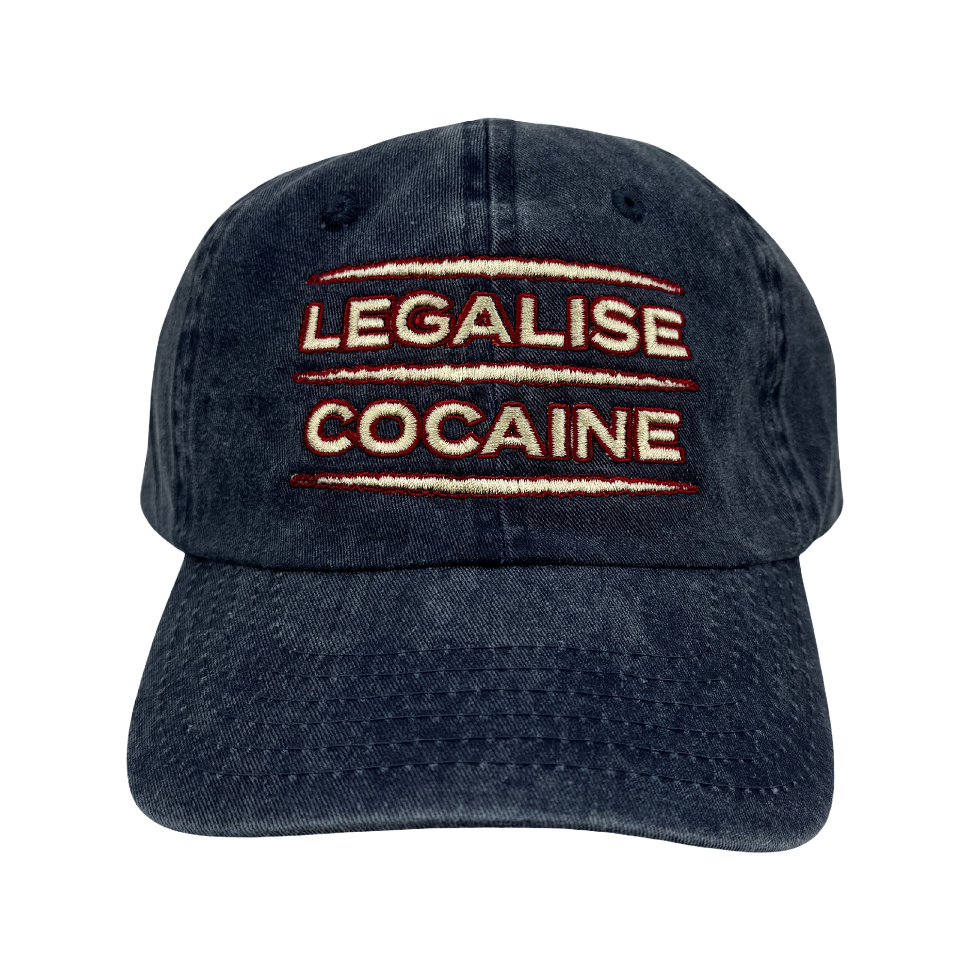 LEGALISE COKE NAVY WASHED DAD HAT