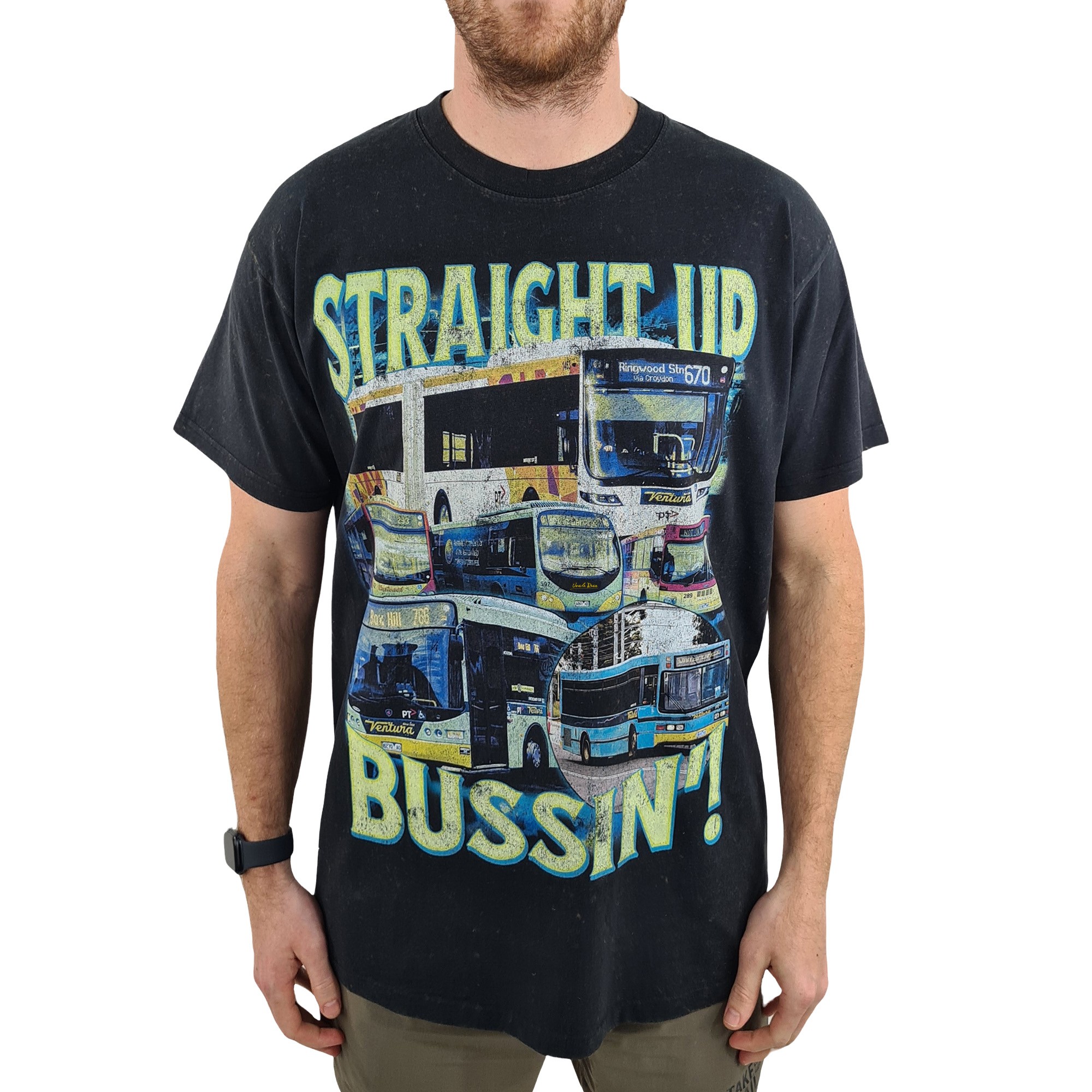 VINTAGE STRAIGHT UP BUSSIN' T-SHIRT