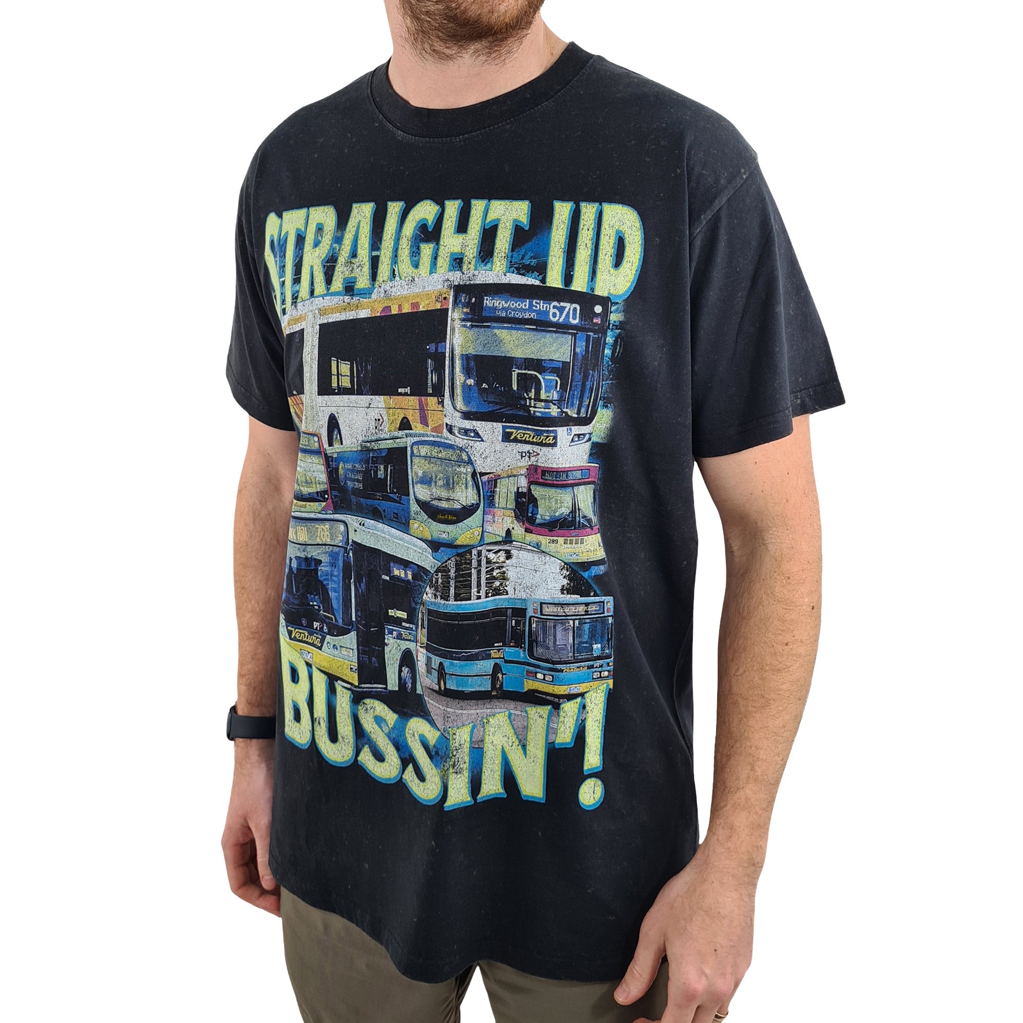 VINTAGE STRAIGHT UP BUSSIN' T-SHIRT