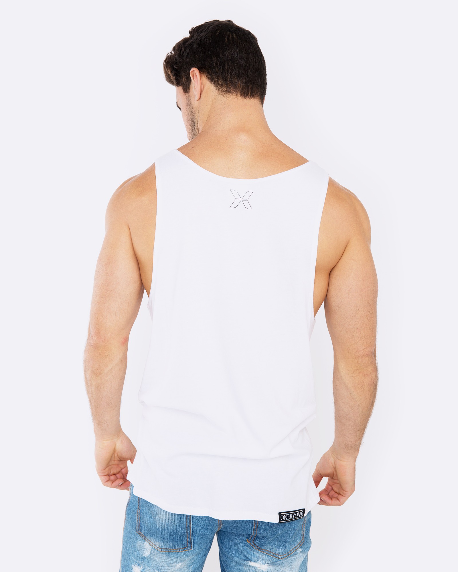 GET ME OFF WHITE SINGLET