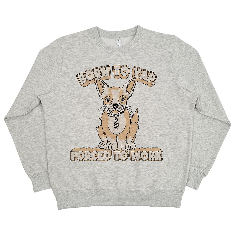 BORN TO YAP WHITE MARLE CREW