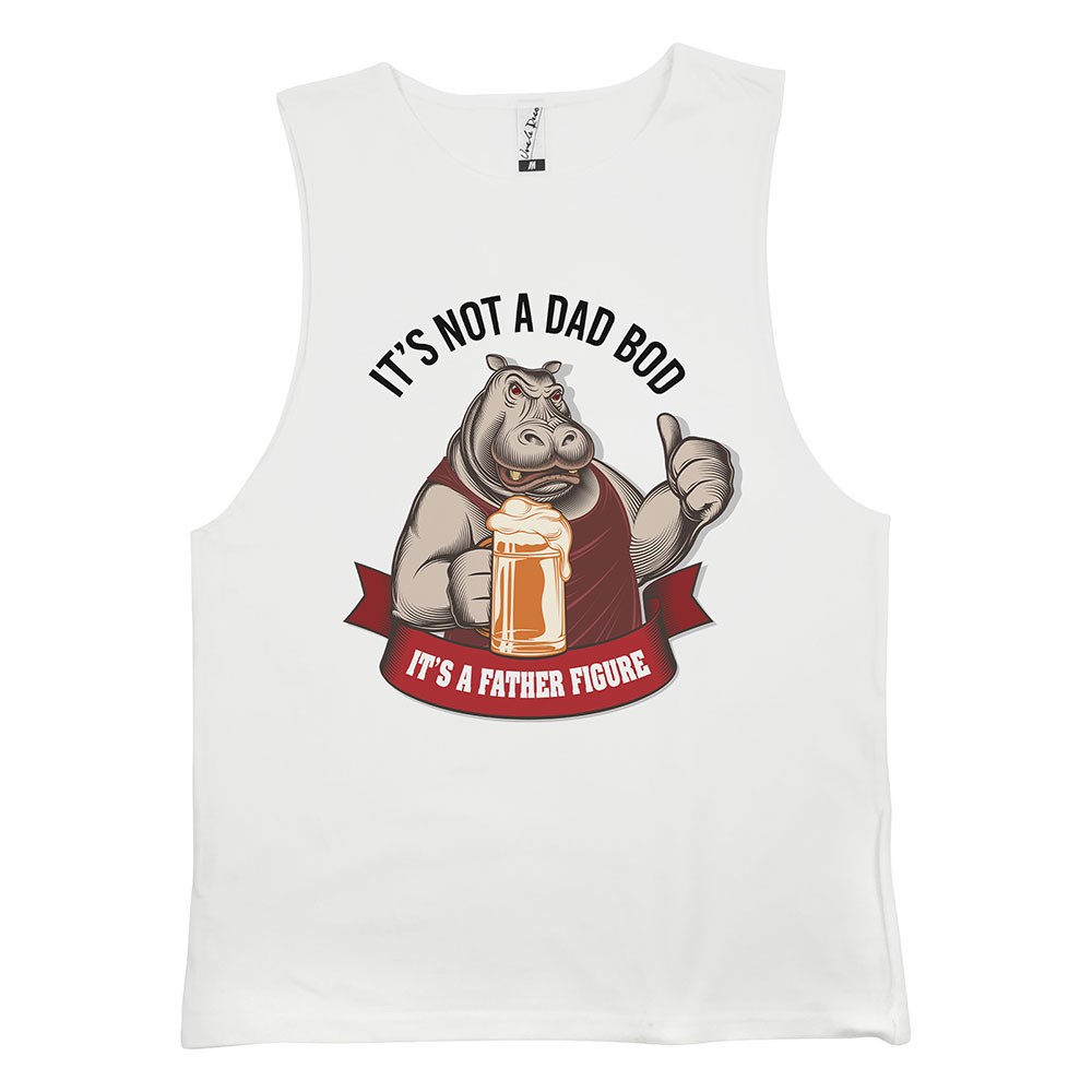 DAD BOD WHITE TANK