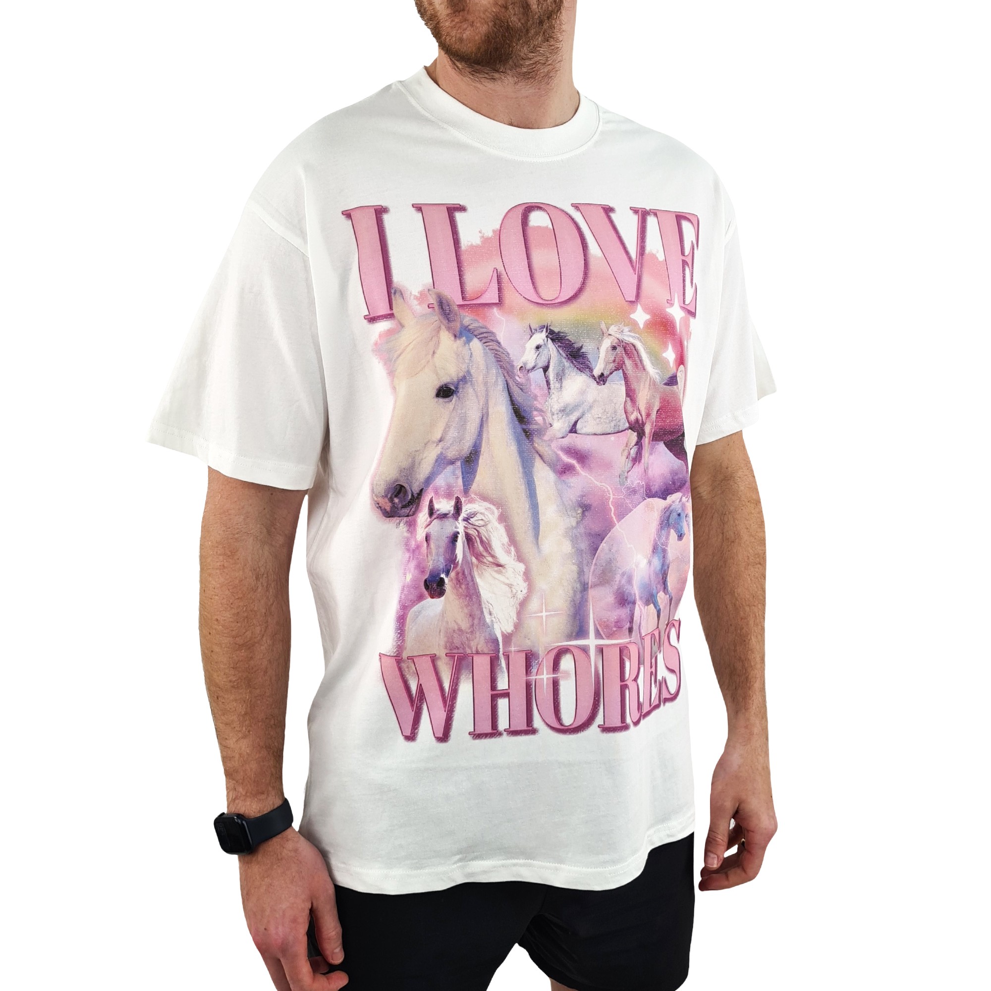 OFF WHITE I LOVE WHORES VINTAGE T-SHIRT