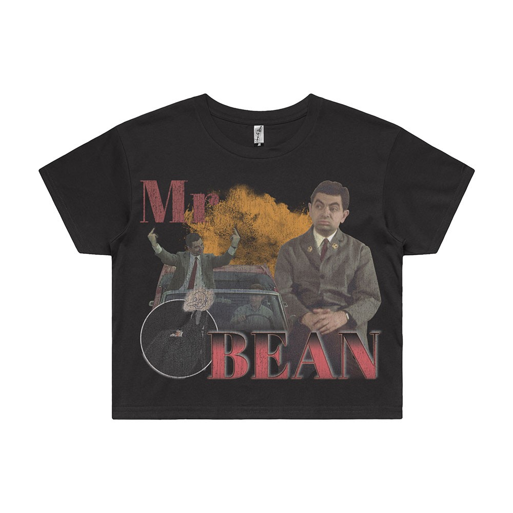 VINTAGE MR BEAN CROP TOP