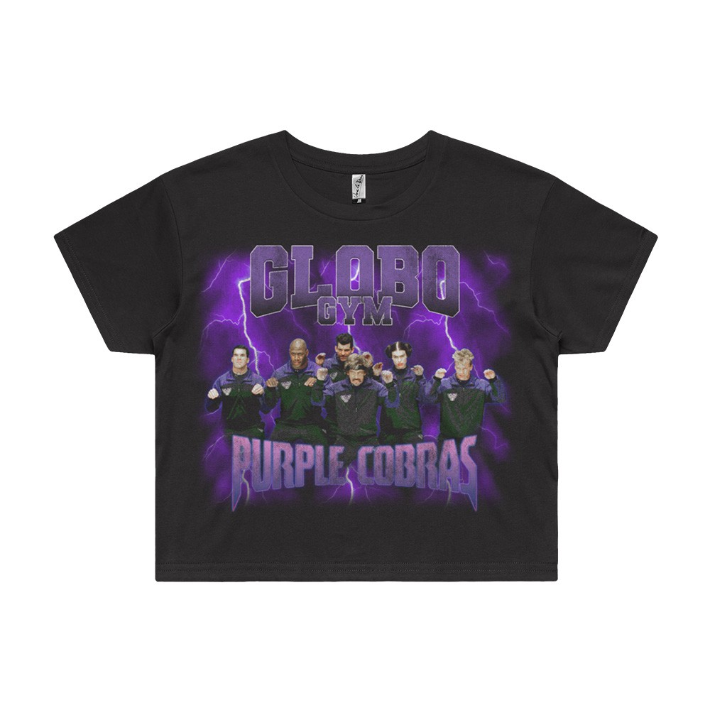 VINTAGE GLOBO GYM COBRAS CROP TOP