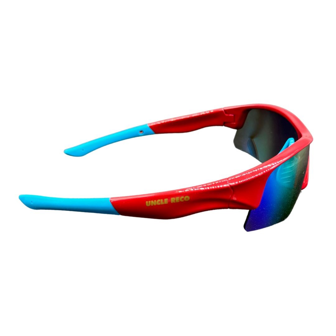 MAROON AND BLUE SPEED DEALER SUNGLASSES