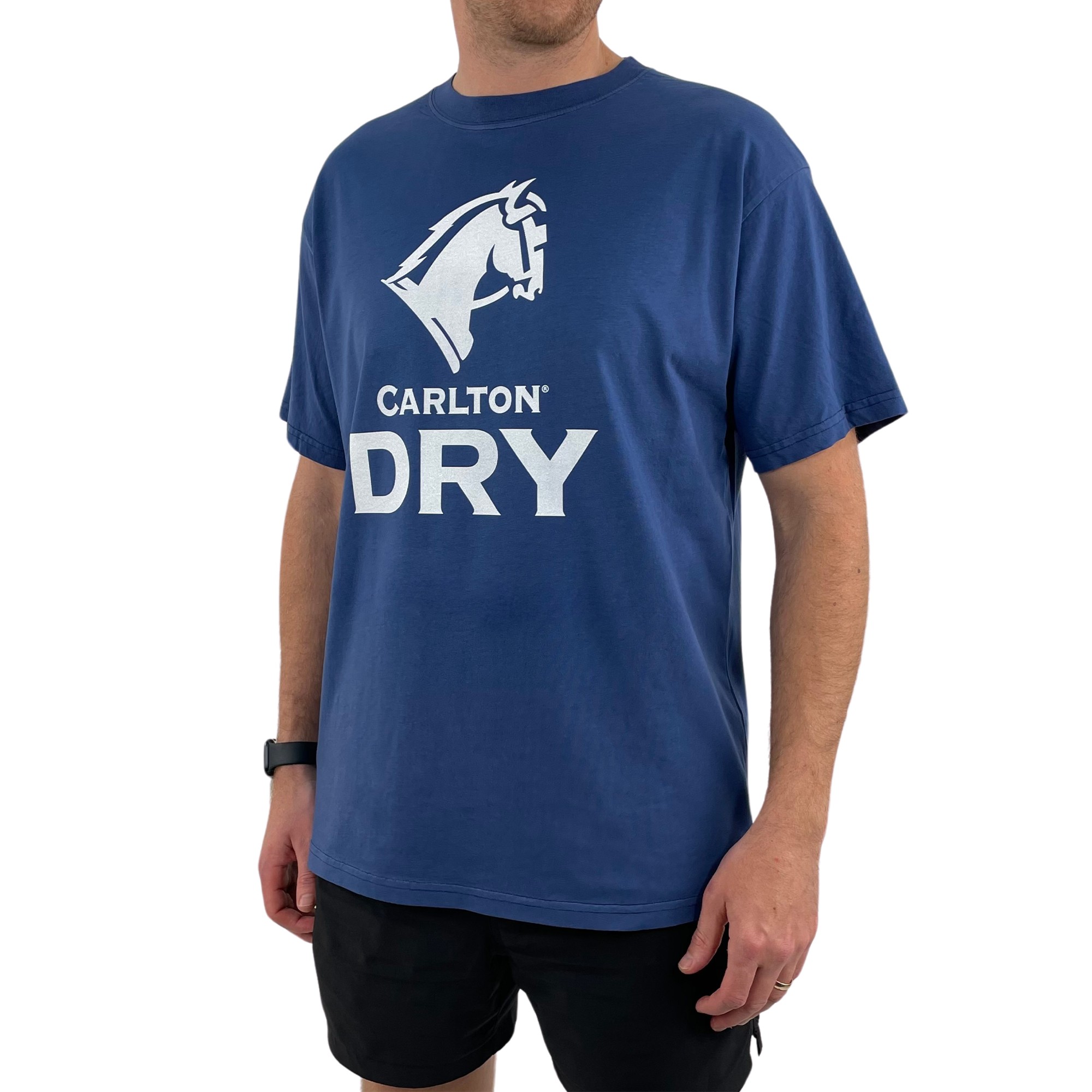 VINTAGE BLUE CARLTON DRY T-SHIRT