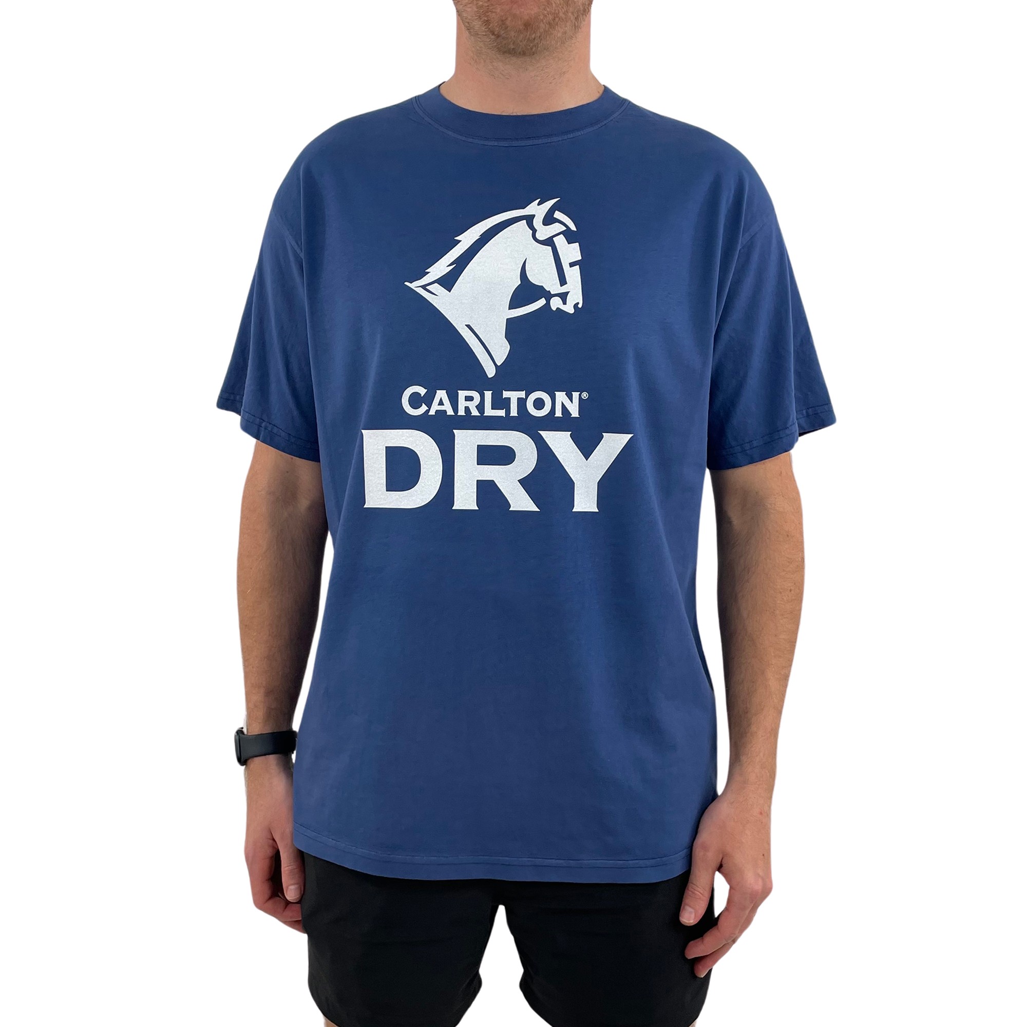 VINTAGE BLUE CARLTON DRY T-SHIRT