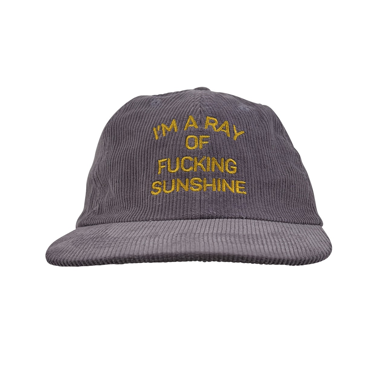 RAY OF SUNSHINE PURPLE CORD HAT