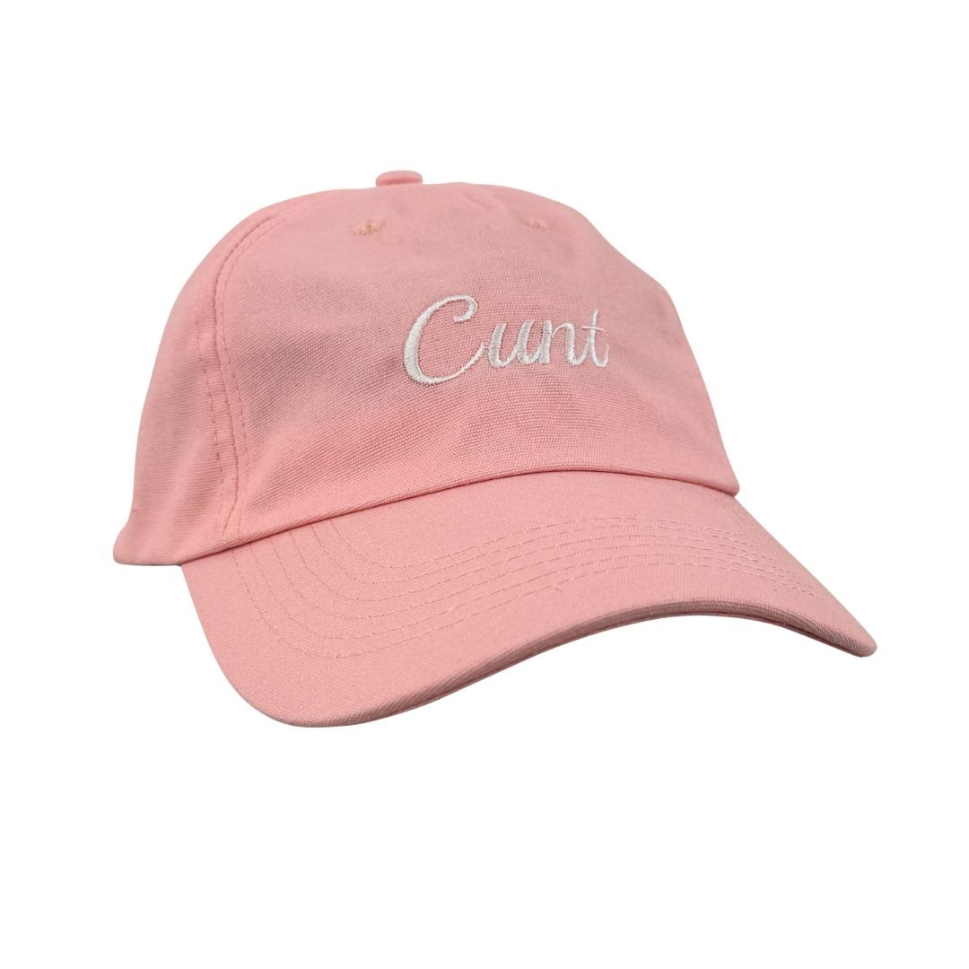 CURSIVE PINK DAD HAT