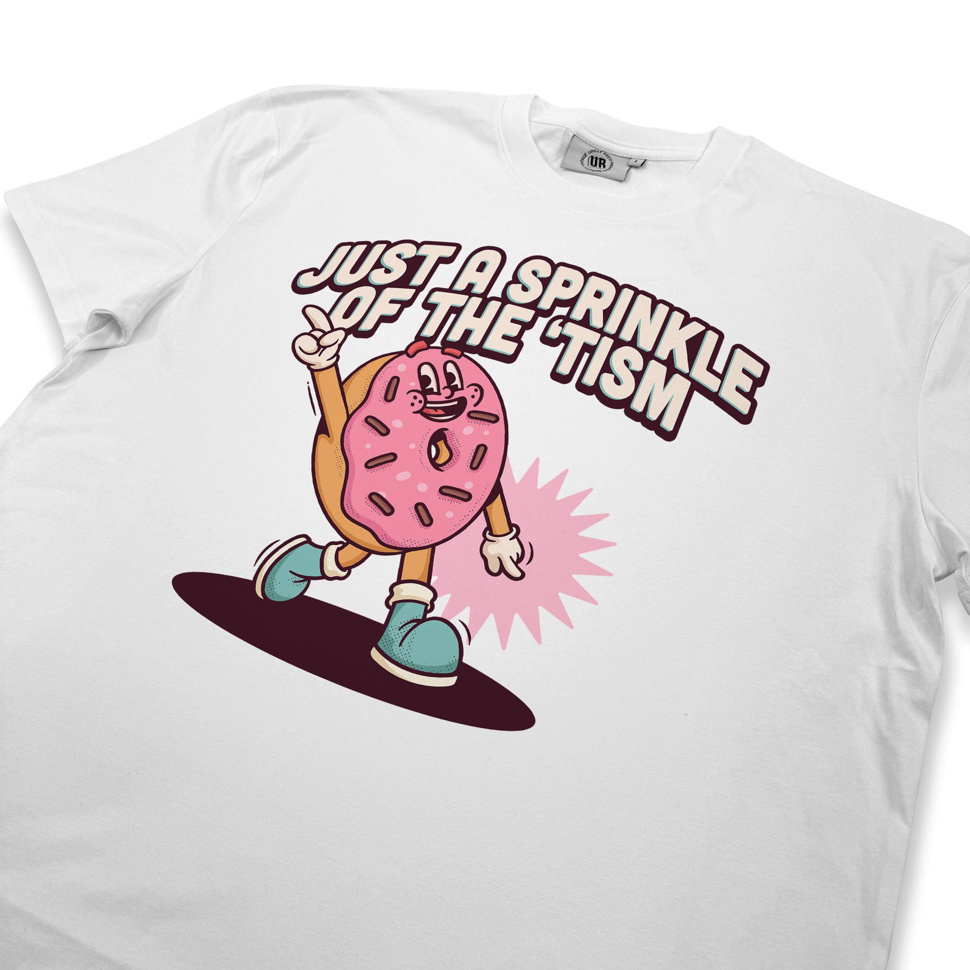 JUST A SPRINKLE WHITE TEE