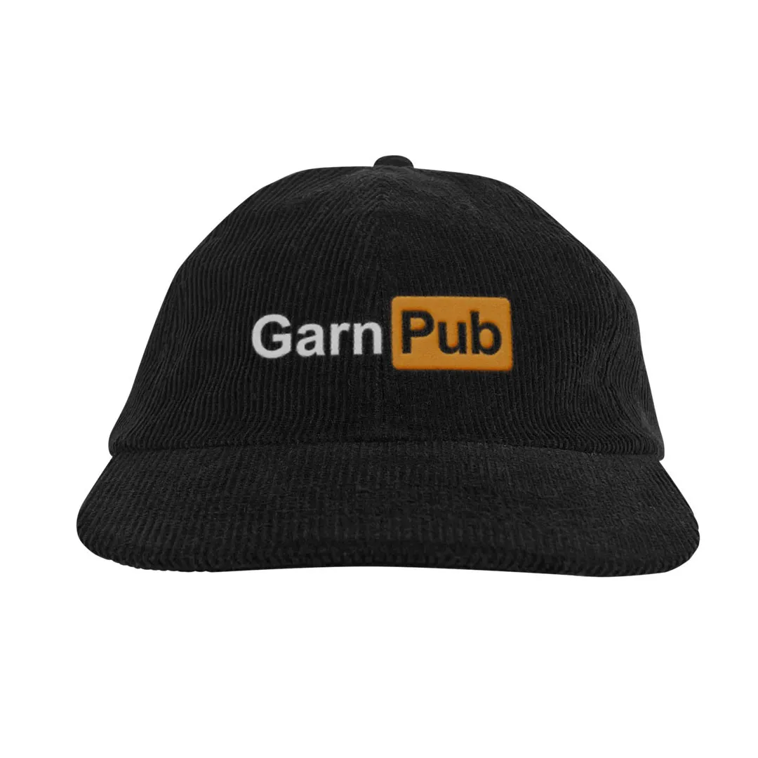 GARN PUB BLACK CORD HAT