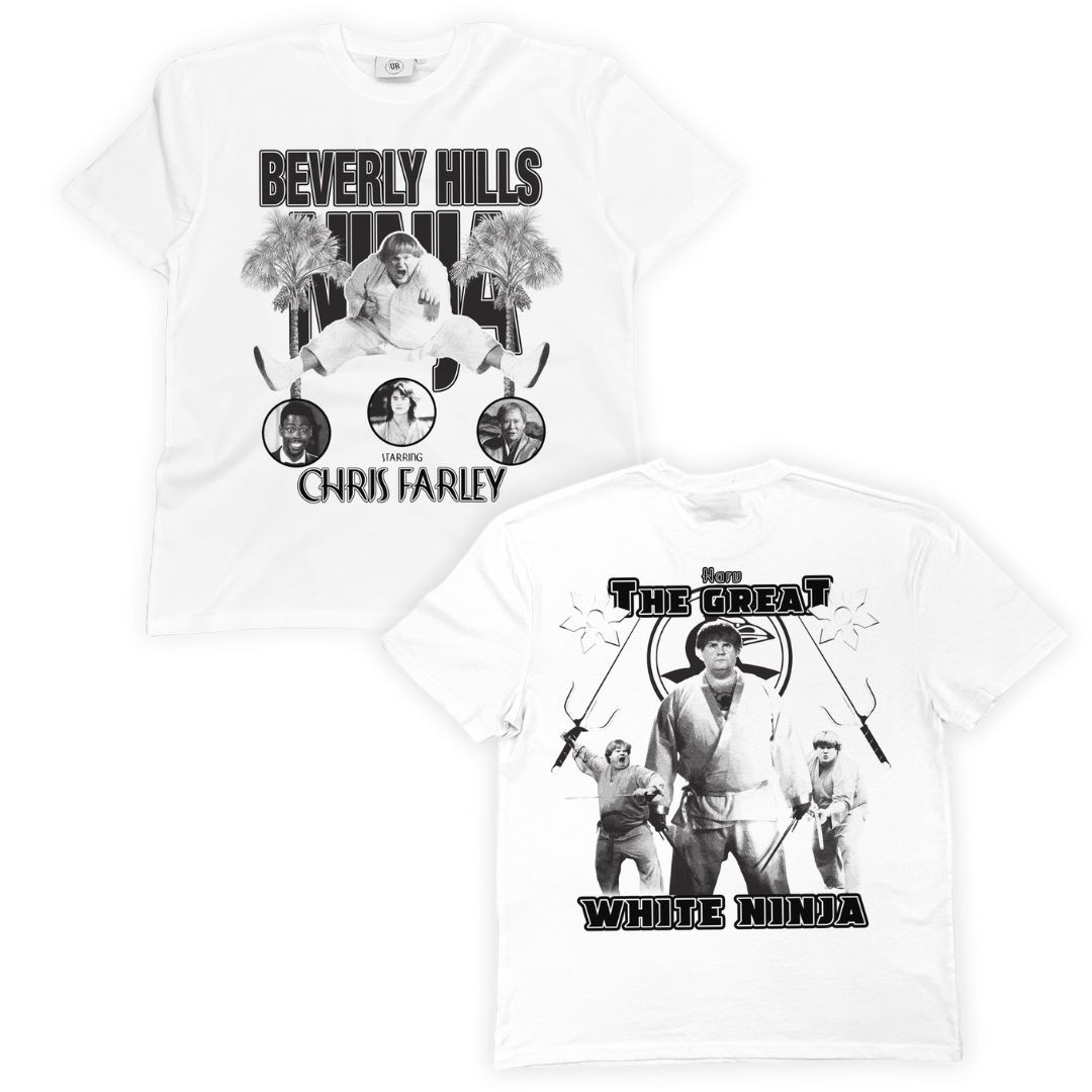 BEVERLY HILLS NINJA VINTAGE FRONT & BACK T-SHIRT
