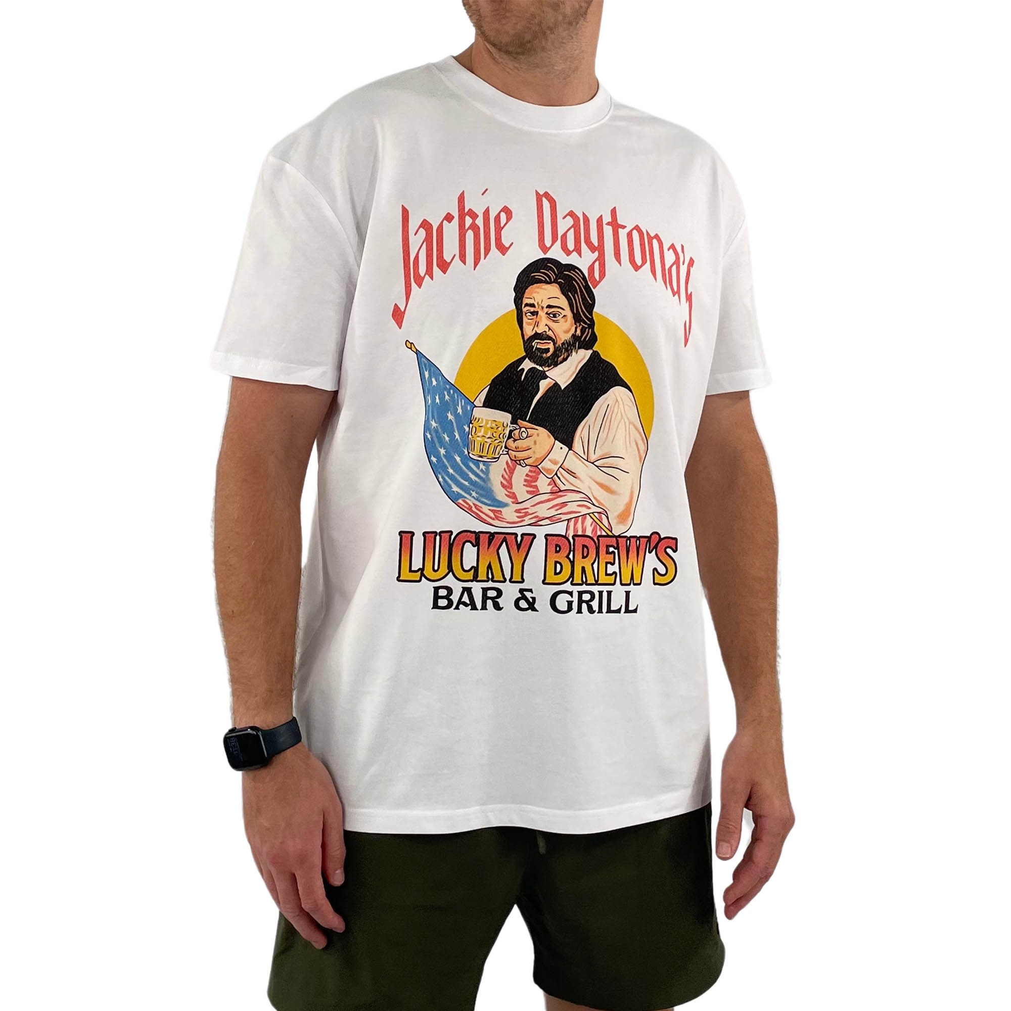 JACKIE DAYTONA WHITE TEE