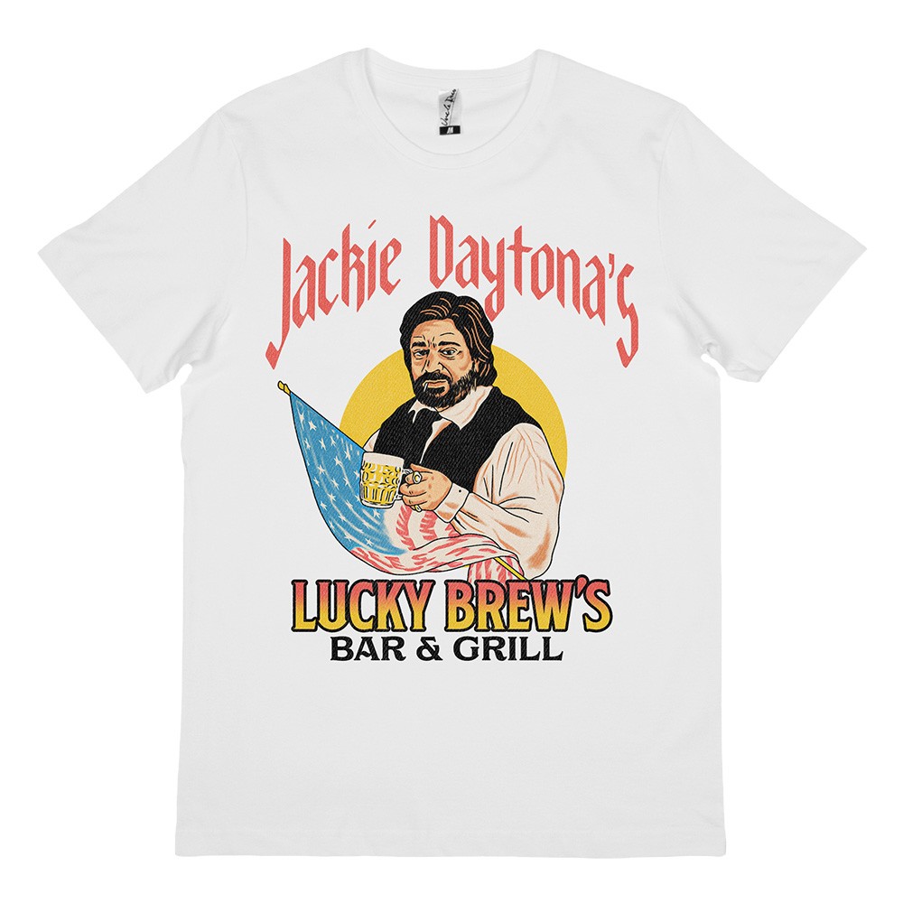 JACKIE DAYTONA WHITE TEE
