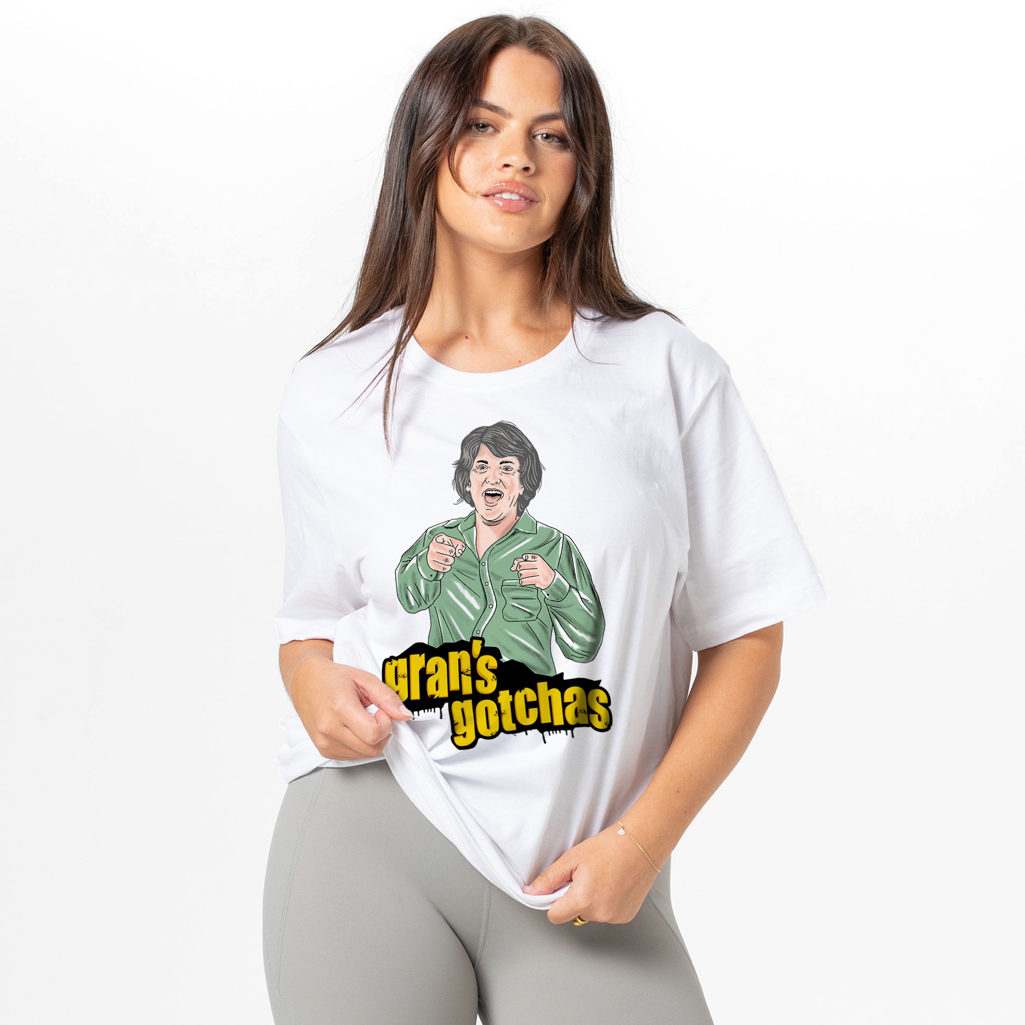 GRAN'S GOTCHAS WHITE TEE