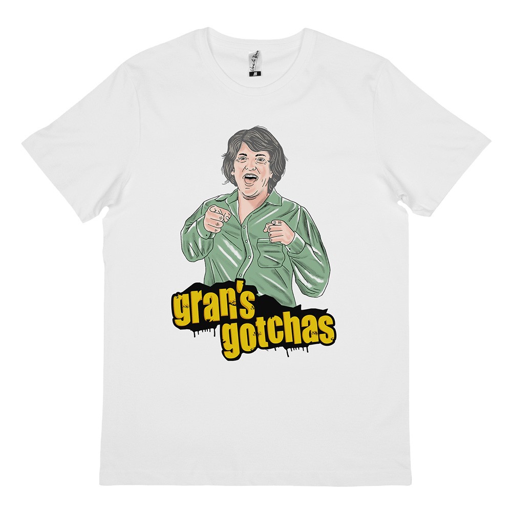 GRAN'S GOTCHAS WHITE TEE