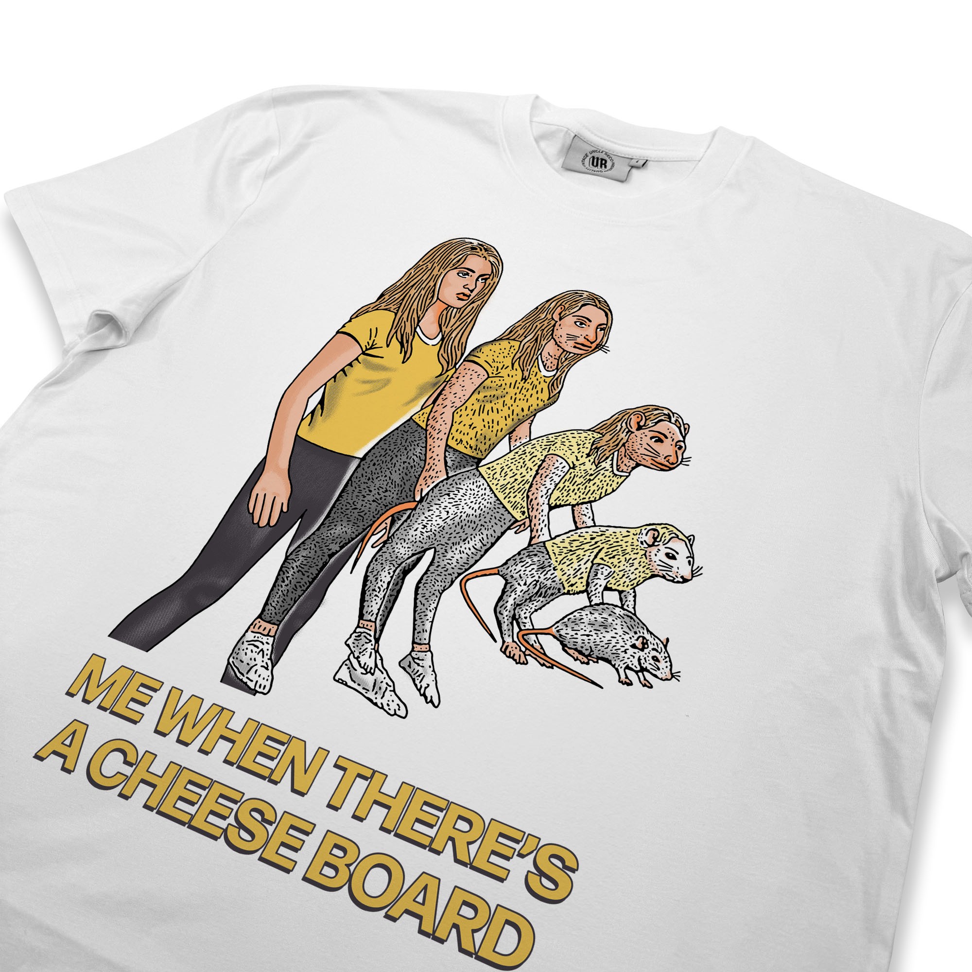 CHEESE BOARD WHITE TEE
