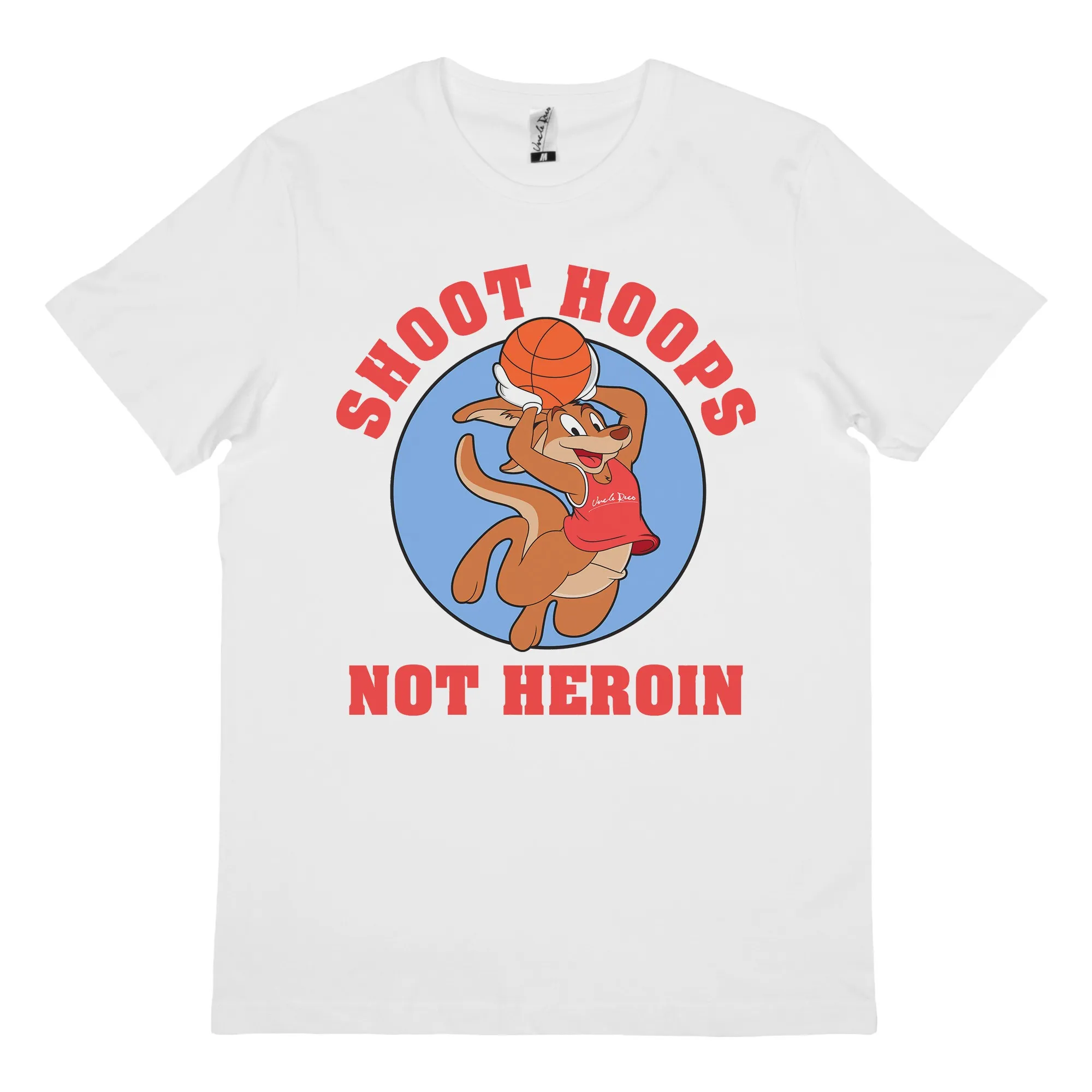 SHOOT HOOPS WHITE TEE