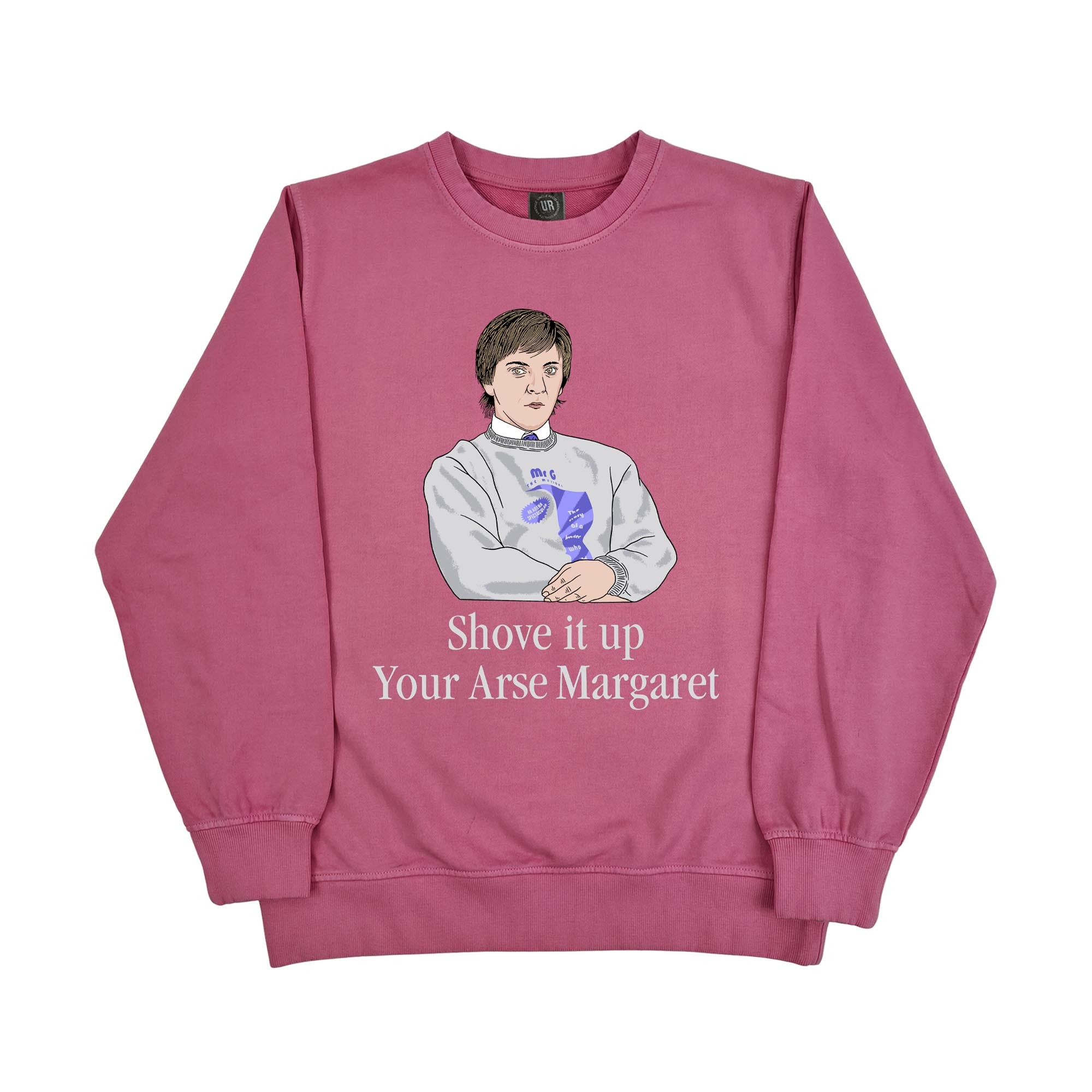 VINTAGE PINK SHOVE IT MARGARET MR. G CREW