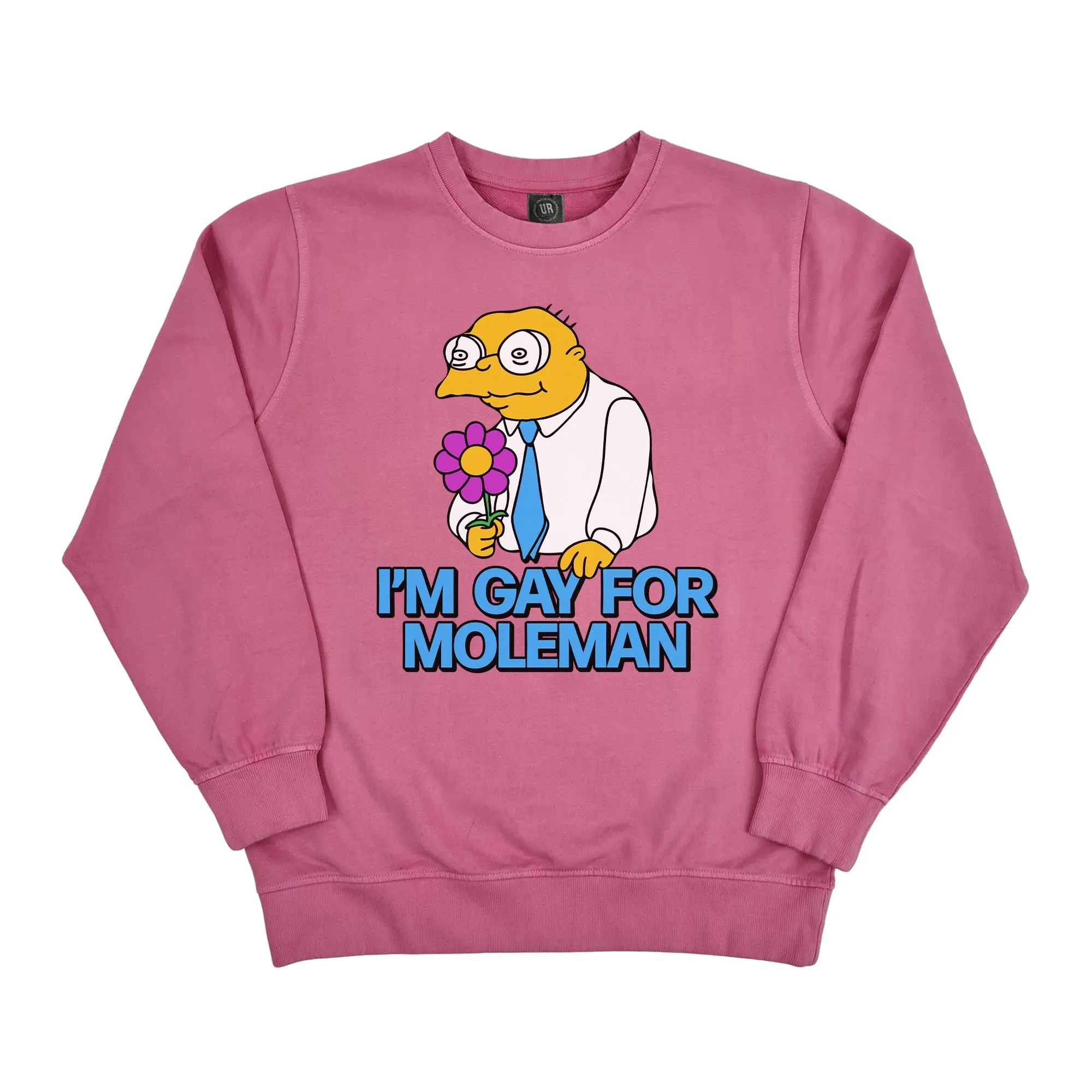 VINTAGE PINK GAY FOR MOLEMAN CREW
