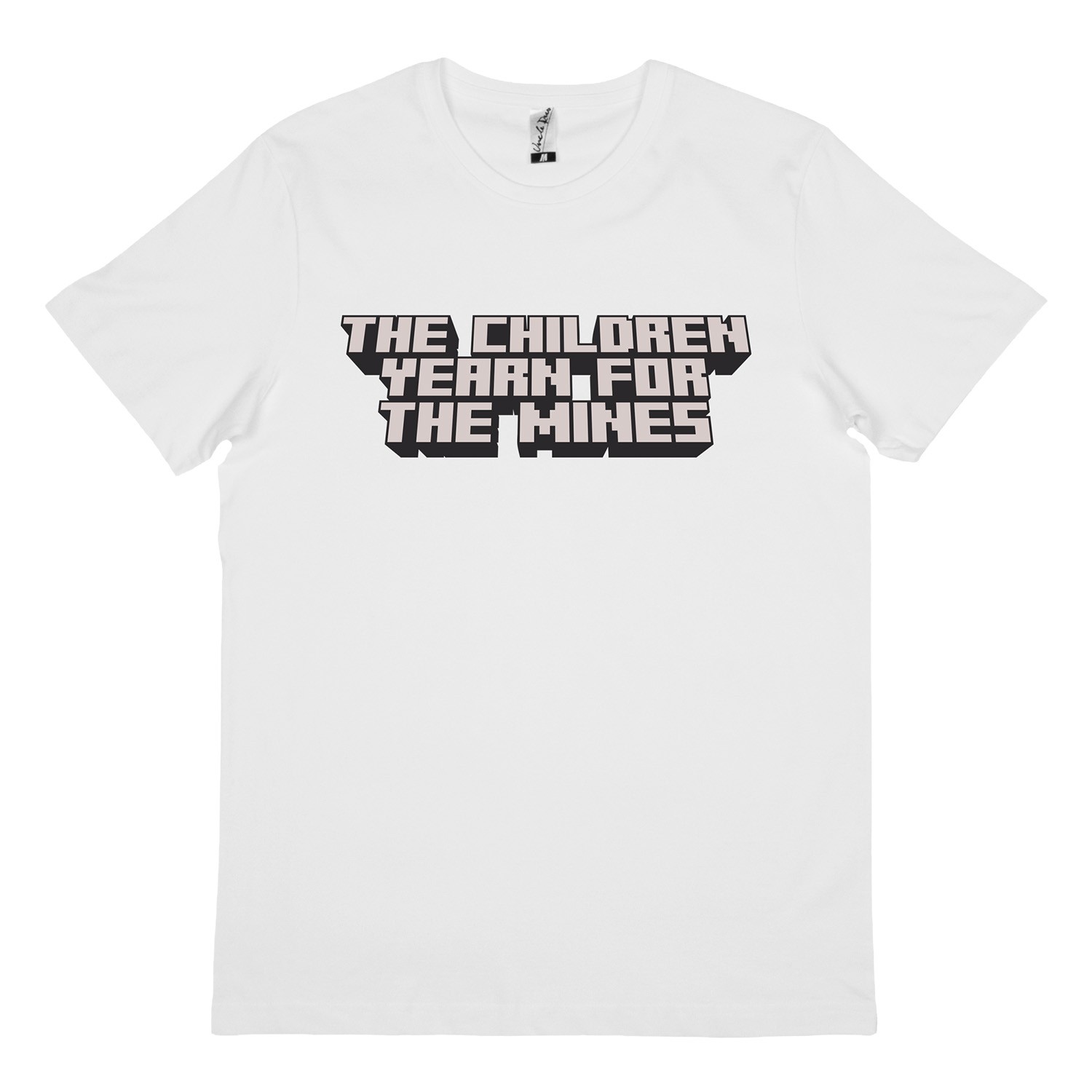 YEARN FOR THE MINES WHITE TEE