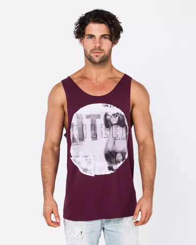 KILLER EXIT MAROON SINGLET