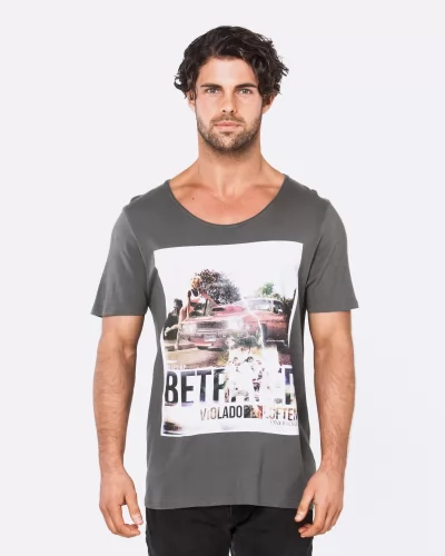 BETRAYED GREY TEE