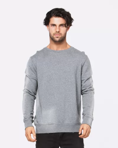 BLANK MARBLE GREY CREW