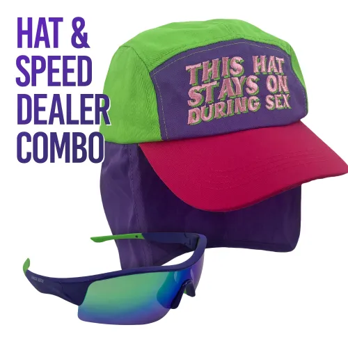 THIS HAT STAYS ON COMBO