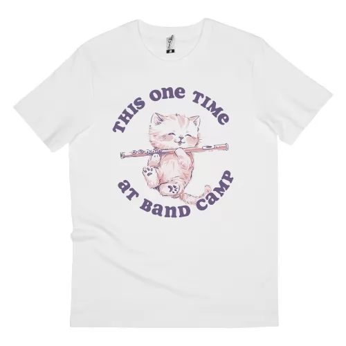 BAND CAMP WHITE TEE