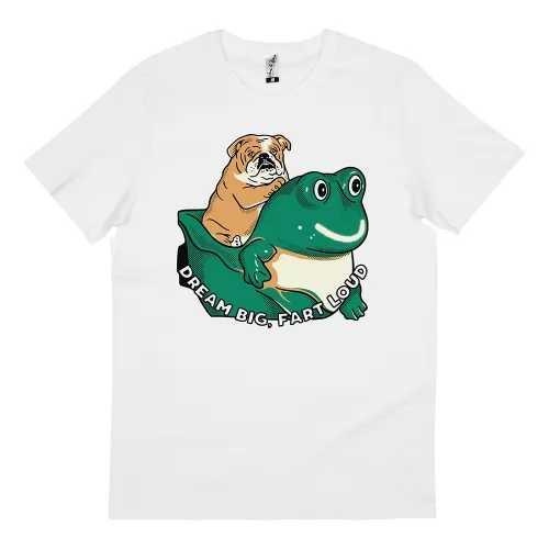 DREAM BIG WHITE TEE