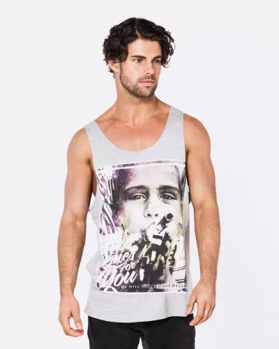 BANG MARBLE GREY SINGLET
