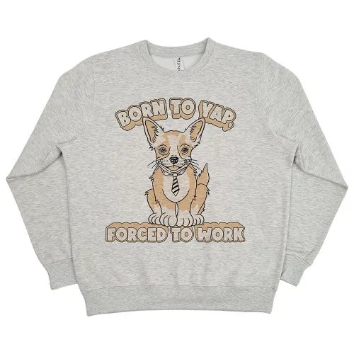 BORN TO YAP WHITE MARLE CREW