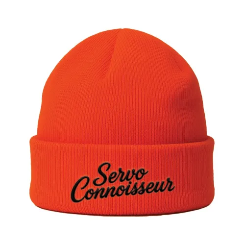 SERVO CONNOISSEUR HI VIS ORANGE BEANIE